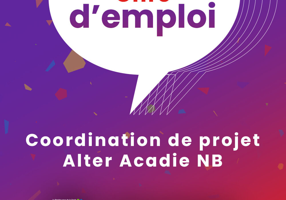 OFFRE D’EMPLOI – Alter Acadie NB